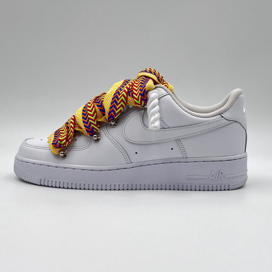 AF1 White - Yellow Lanvin Rope Laces