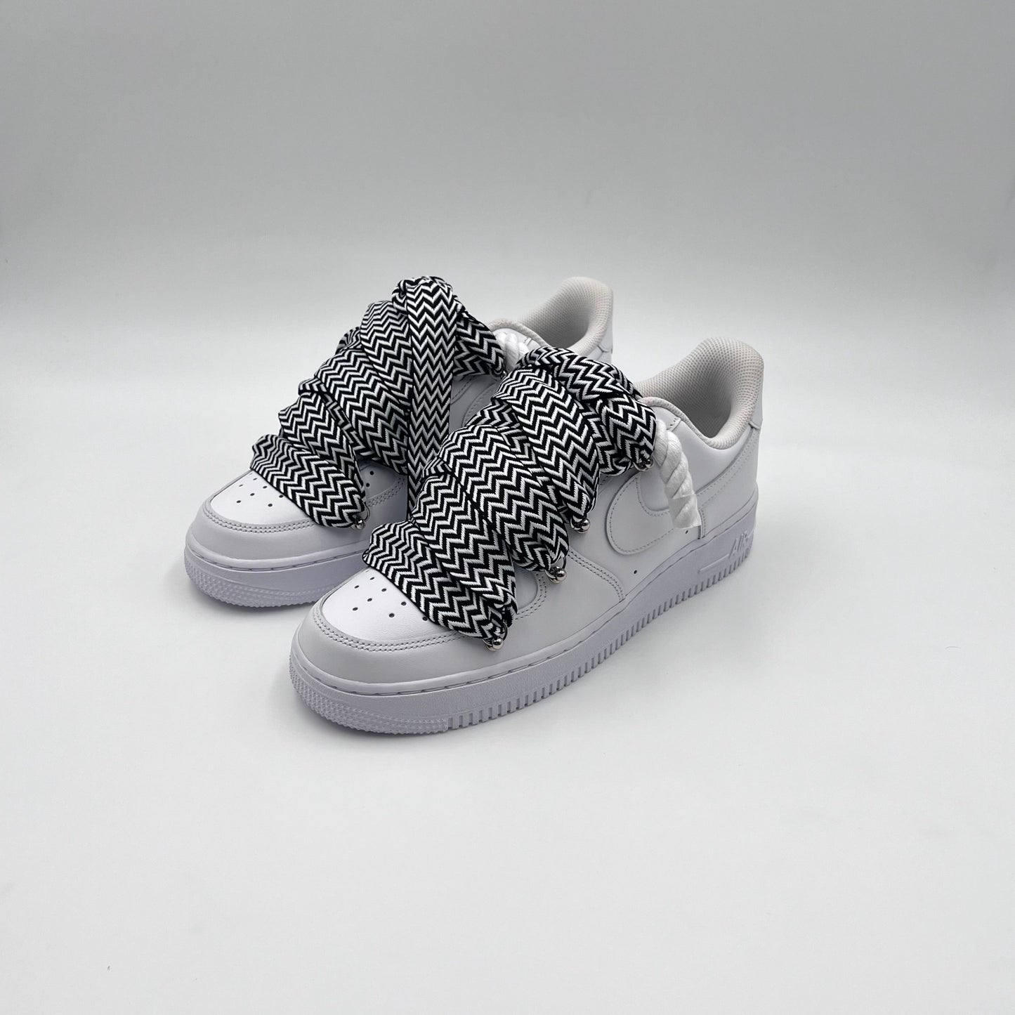 AF1 White - Black`n White Lanvin Rope Laces