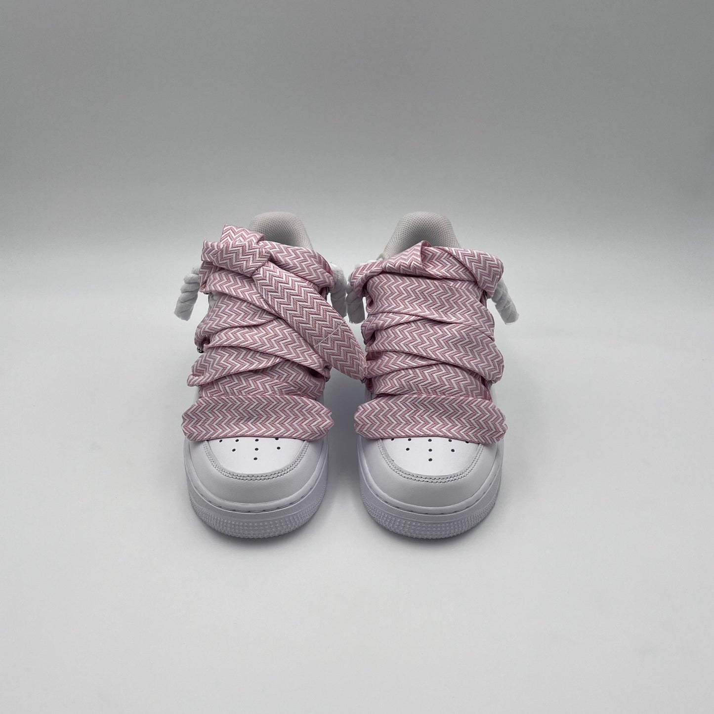 AF1 White - Rose Lanvin Rope Laces