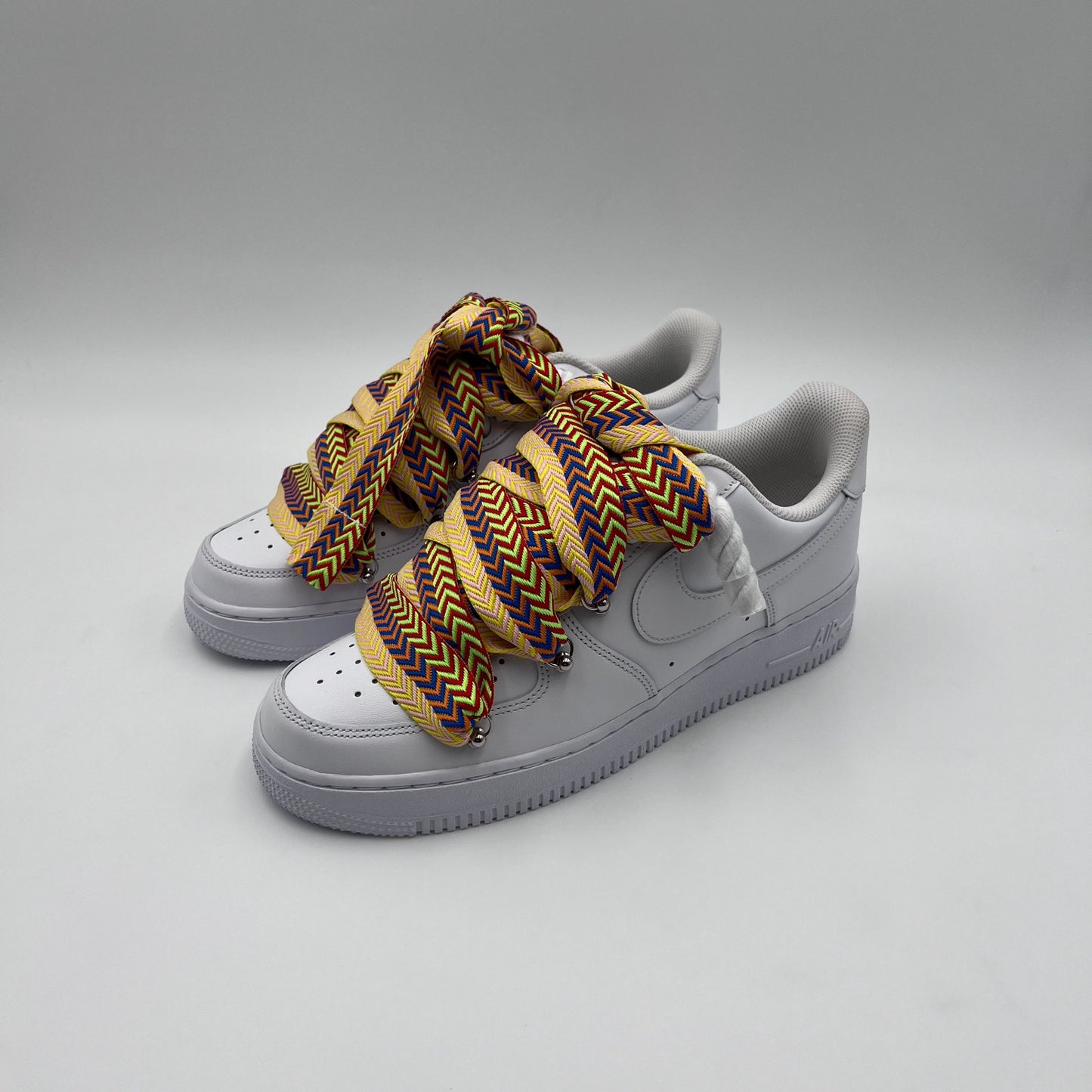 AF1 White - Yellow Lanvin Rope Laces