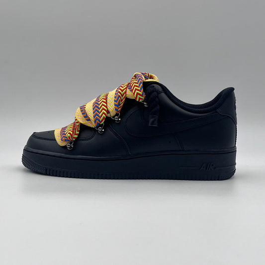 AF1 Black - Yellow Lanvin Rope Laces