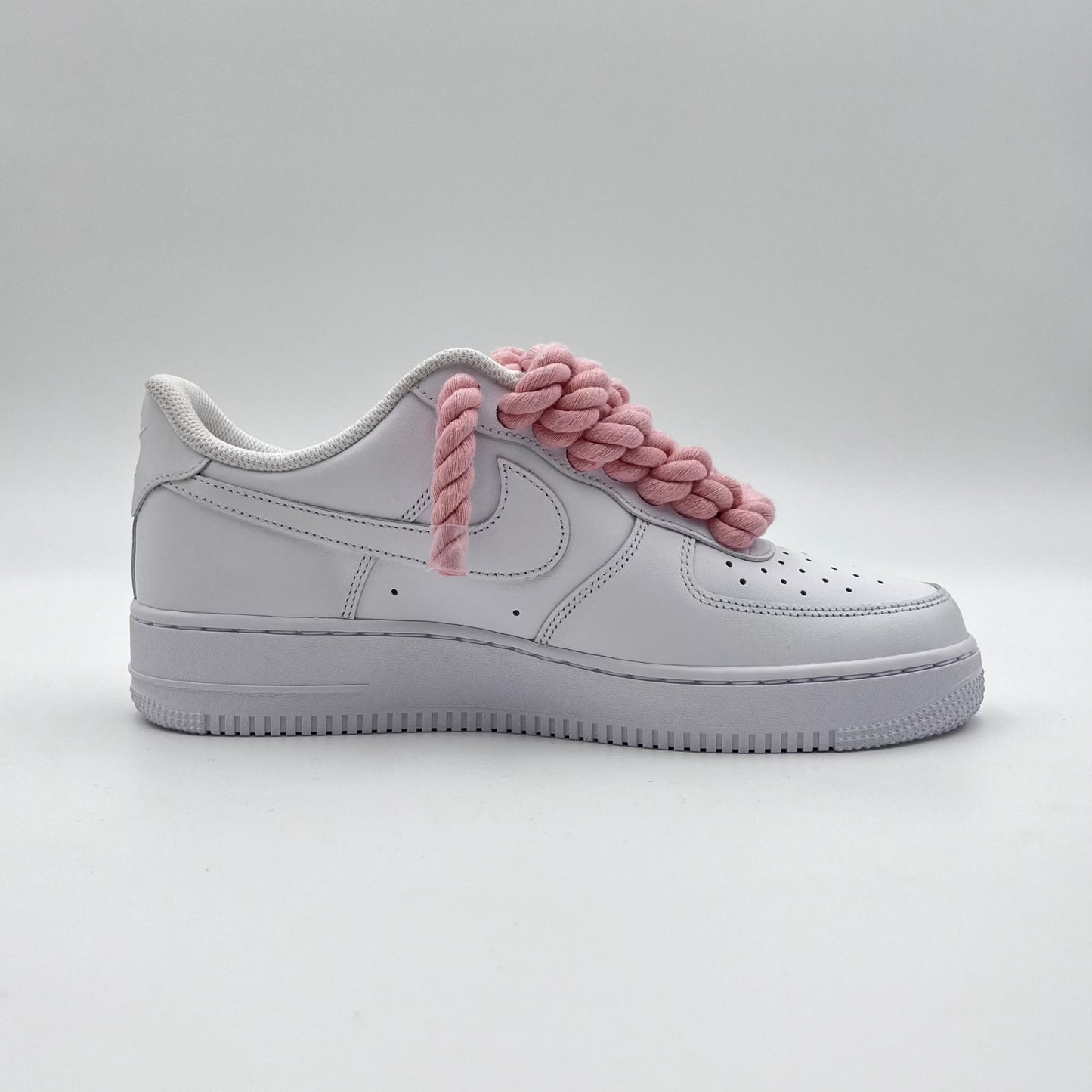 AF1 White - Rose Rope Laces