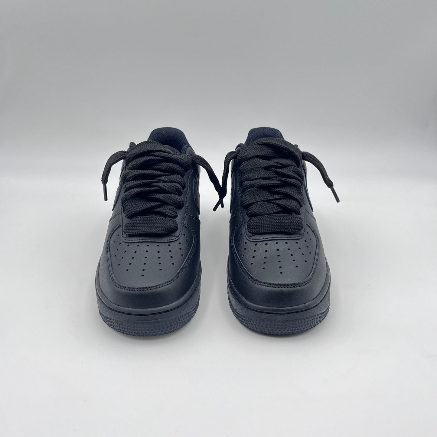 AF1 Black - All Black Baggy Laces